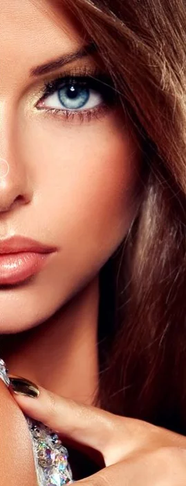 Close-up of a Utopia Plastic Surgery patient showing radiant, natural results