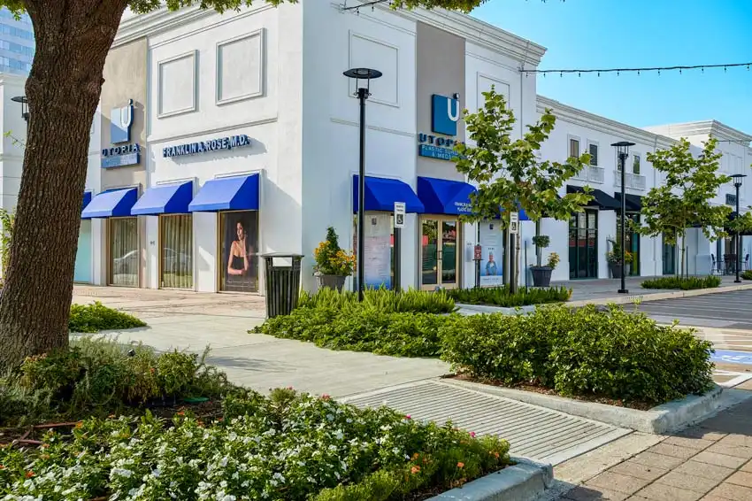 Utopia Plastic Surgery and Medical Spa building at Uptown Park in Houston, Texas